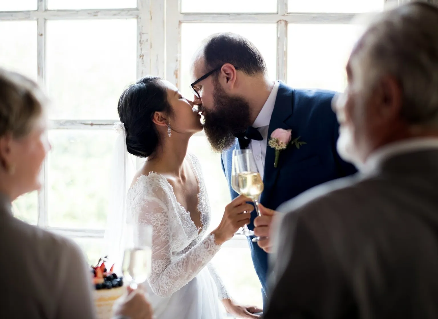 Couple getting married